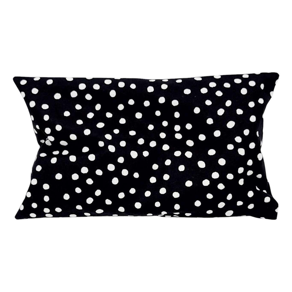 Eye Pillow - Black and White Spots (Lavender or Scent Free) by Two Birds Eco Shop