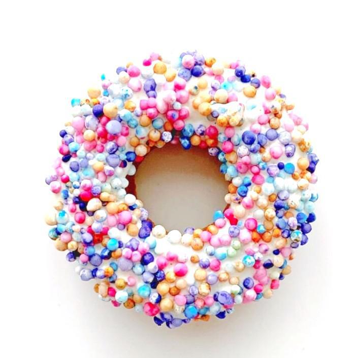Dog Treat - Single Yogurt Donut with Colorful Sprinkles by Pup Pawtisserie
