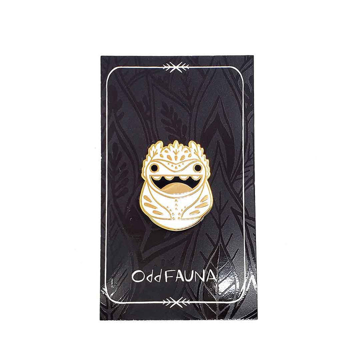Enamel Pins - Logur Monster (Black or White) by Odd Fauna