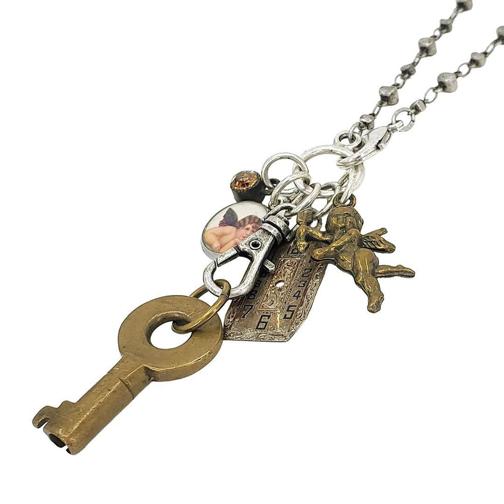 Necklace - ReCollect (Be Near Me) by Christine Stoll | Altered Relics