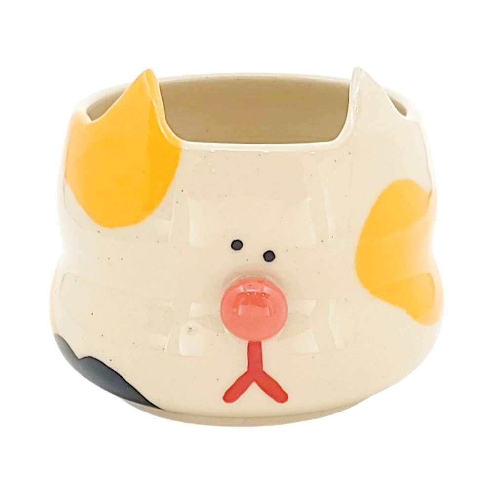 Planter - Cat (Calico) by Rolly Poly Studios