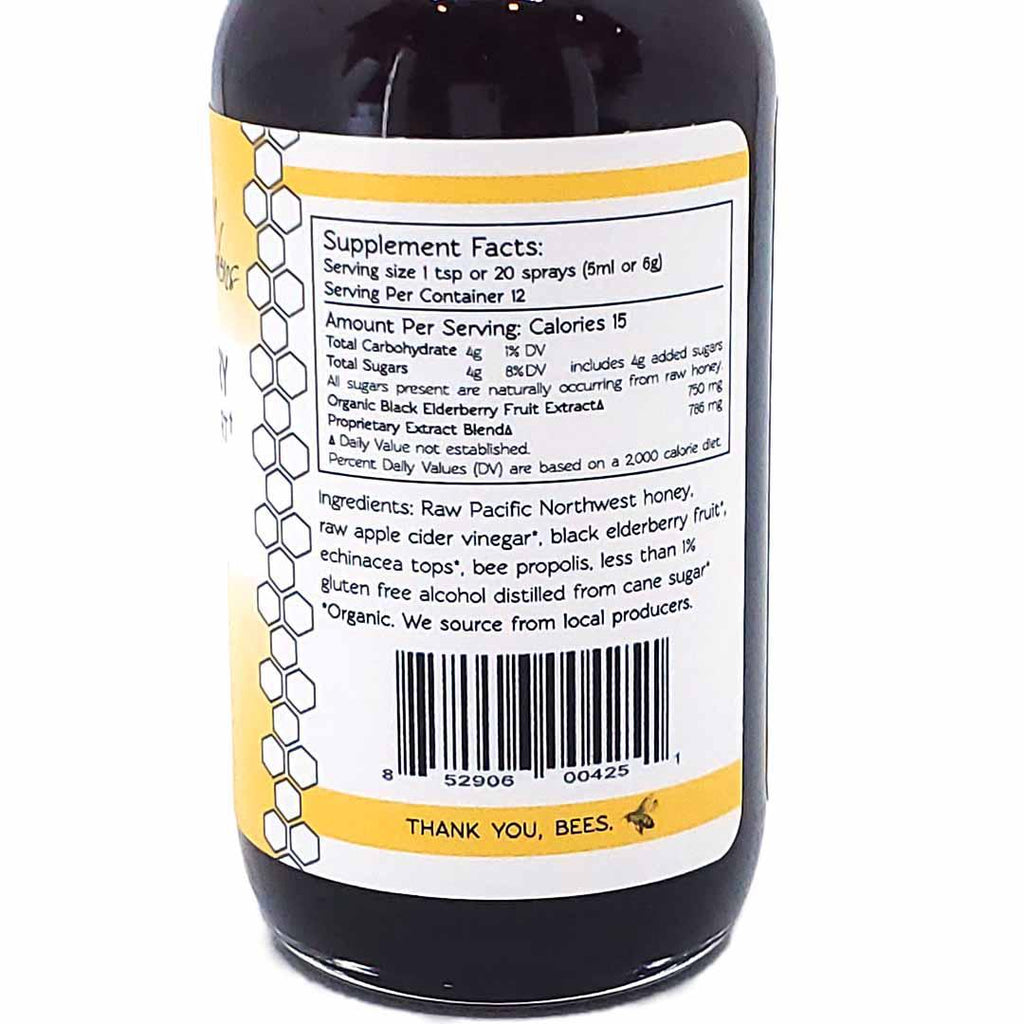 Herbal Honey Spray - Elderberry (Immune Support) by Mickelberry Gardens