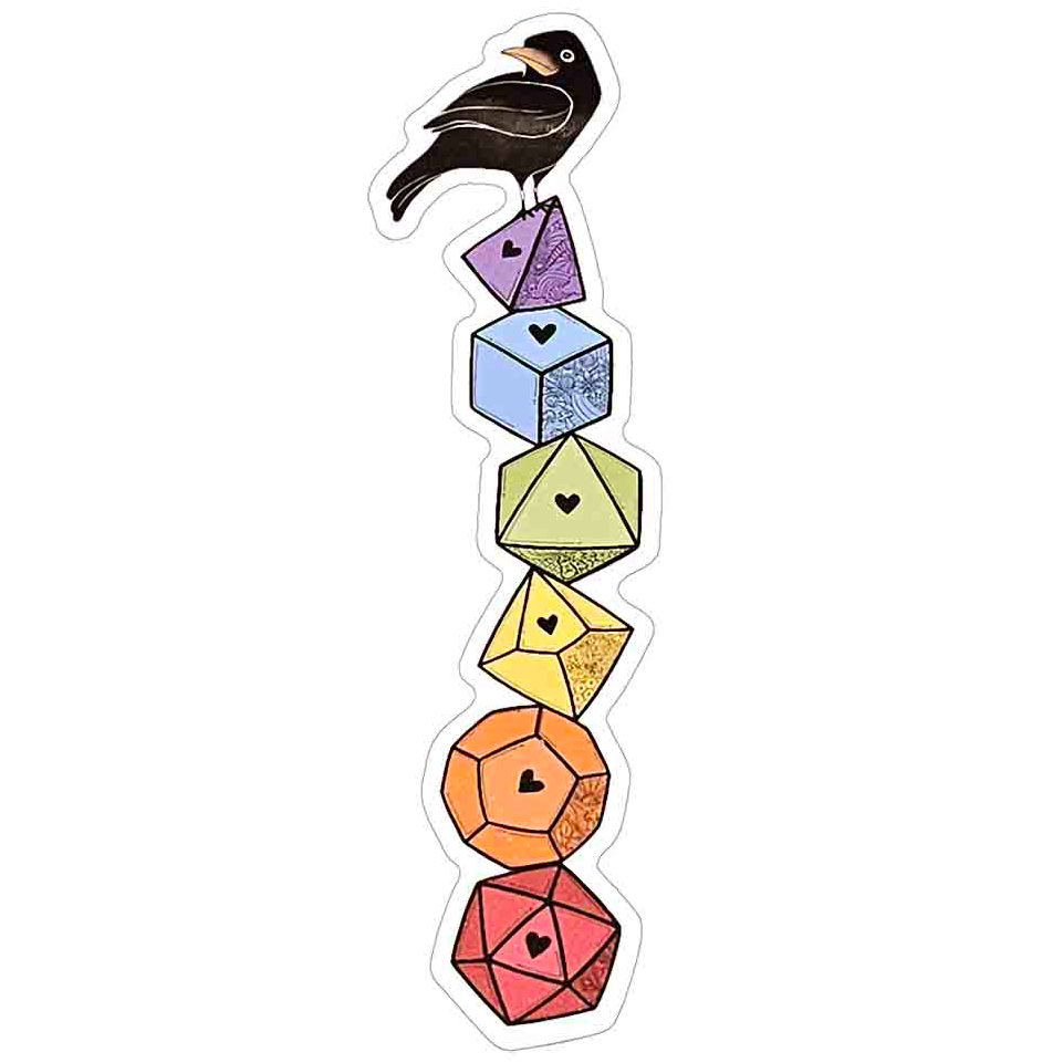 Sticker - Crow Dice by World of Whimm