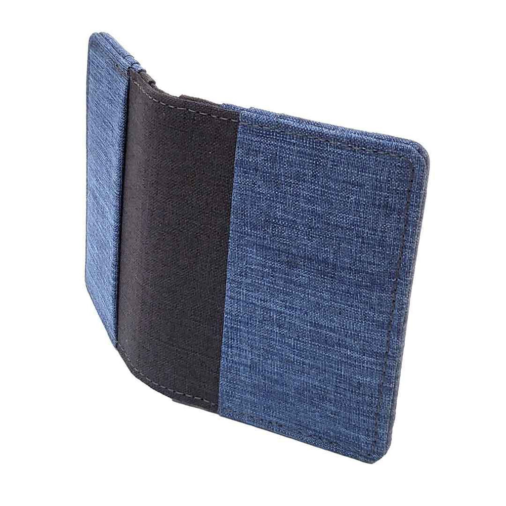 Vertical Bifold Wallets - Gray Canvas Fabric (Assorted Colors) by Hold Supply Company