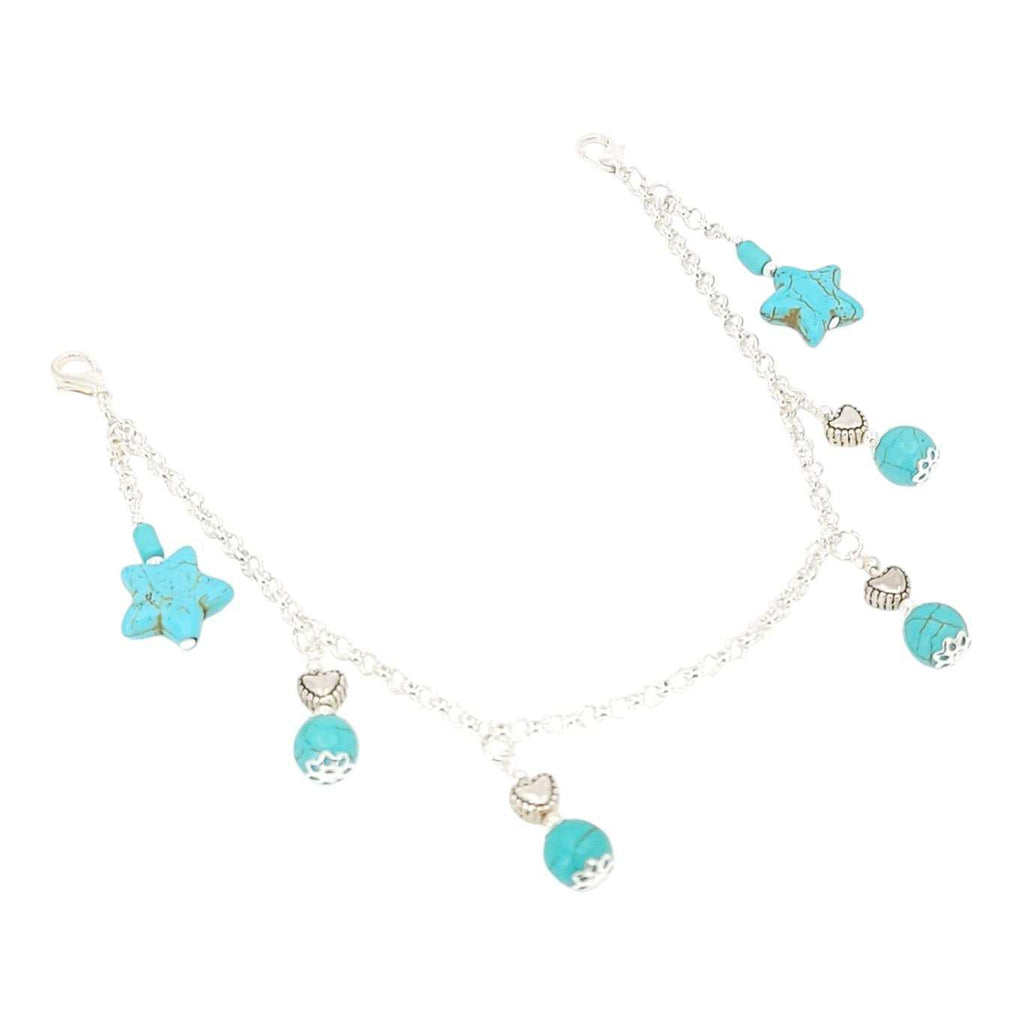 Mask Chain - Bead Star Drops (Howlite) by Tiny Aloha