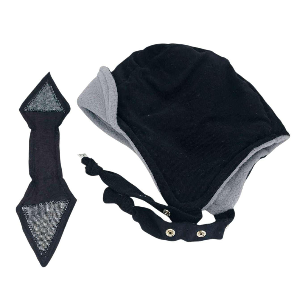 Baby Bonnet - Wildthings Pilot Cap (Black Cat) by Urban Baby Bonnets