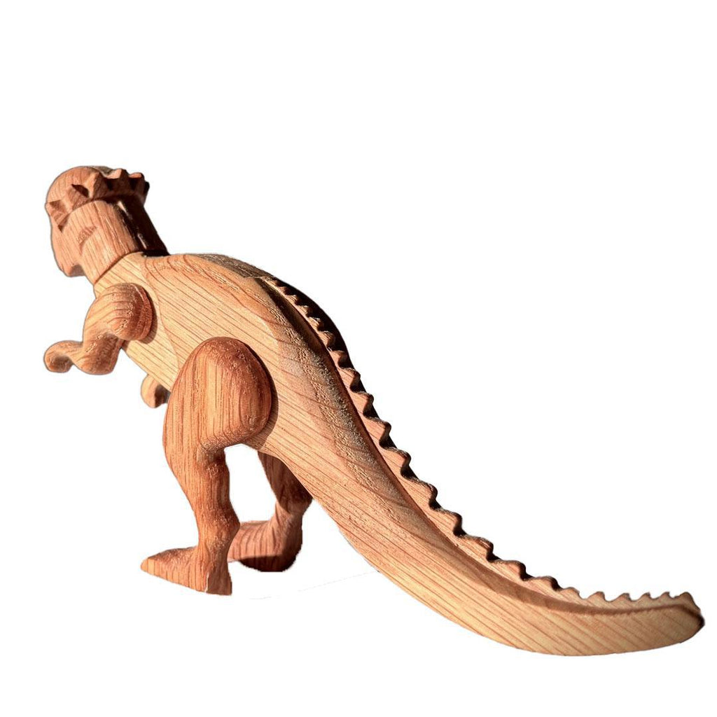 Wood Toy - Pachycephalosaurus Dinosaur with Magnetic Joints by The Serious Toy Company