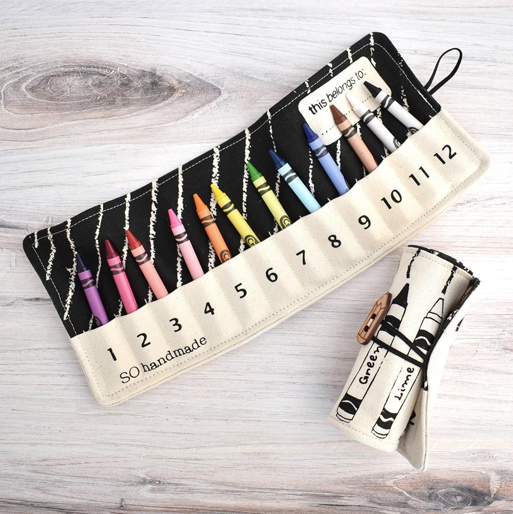 (30% Off) Rollup* - Crayon Set with 12 Crayons by So Handmade