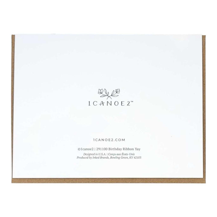 Card - Birthday - Ribbon YAY by 1Canoe2