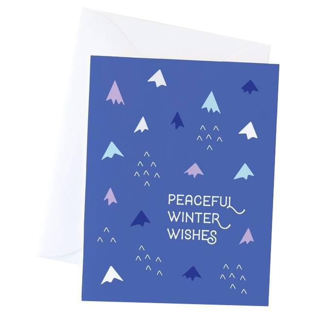 Card - Holiday - Peaceful Winter Holiday by Graphic Anthology