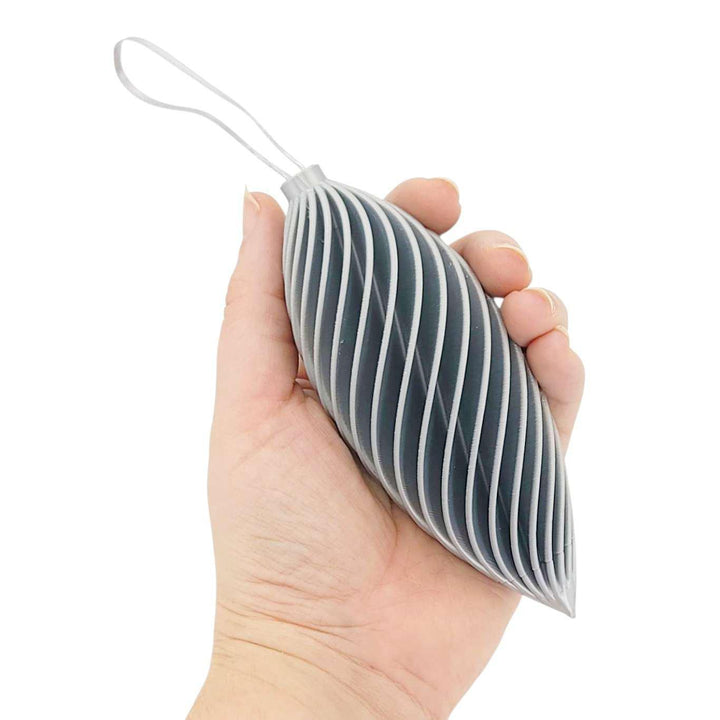 Ornament - Silver (Assorted Styles) by Rosebud Homegoods