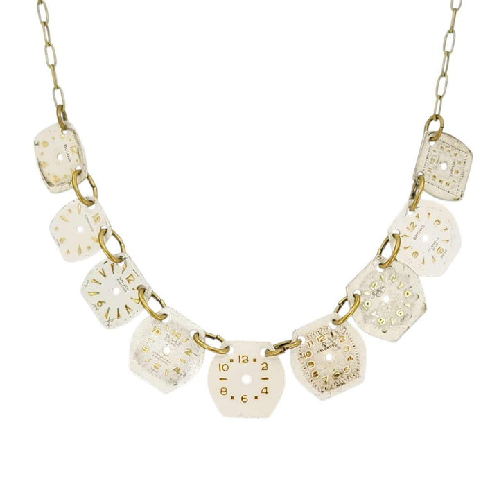 Necklace - Limited Time (Antiqued Brass) by Christine Stoll | Altered Relics