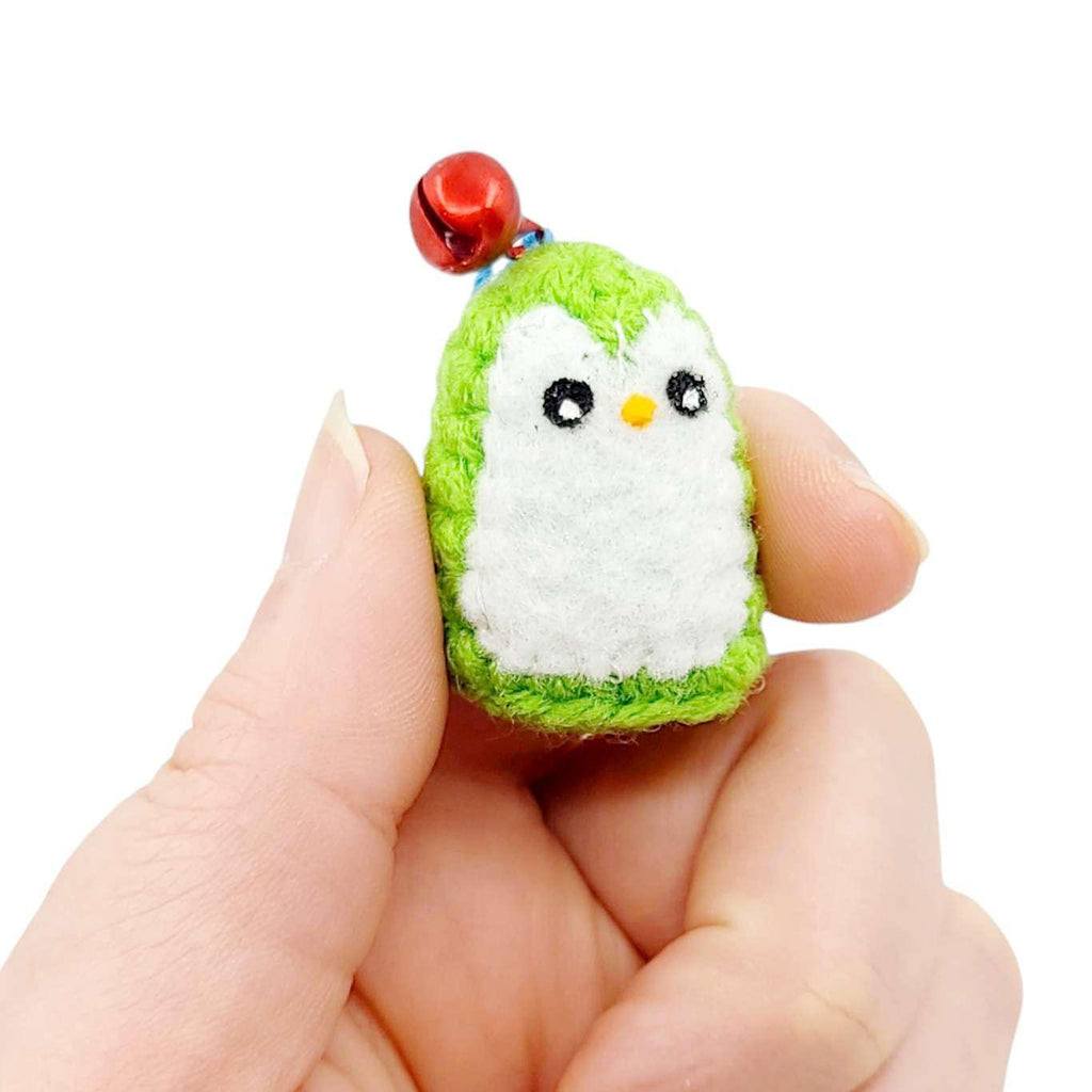 Ornament - Penguin with Bell (Green) by Moyo Workshop