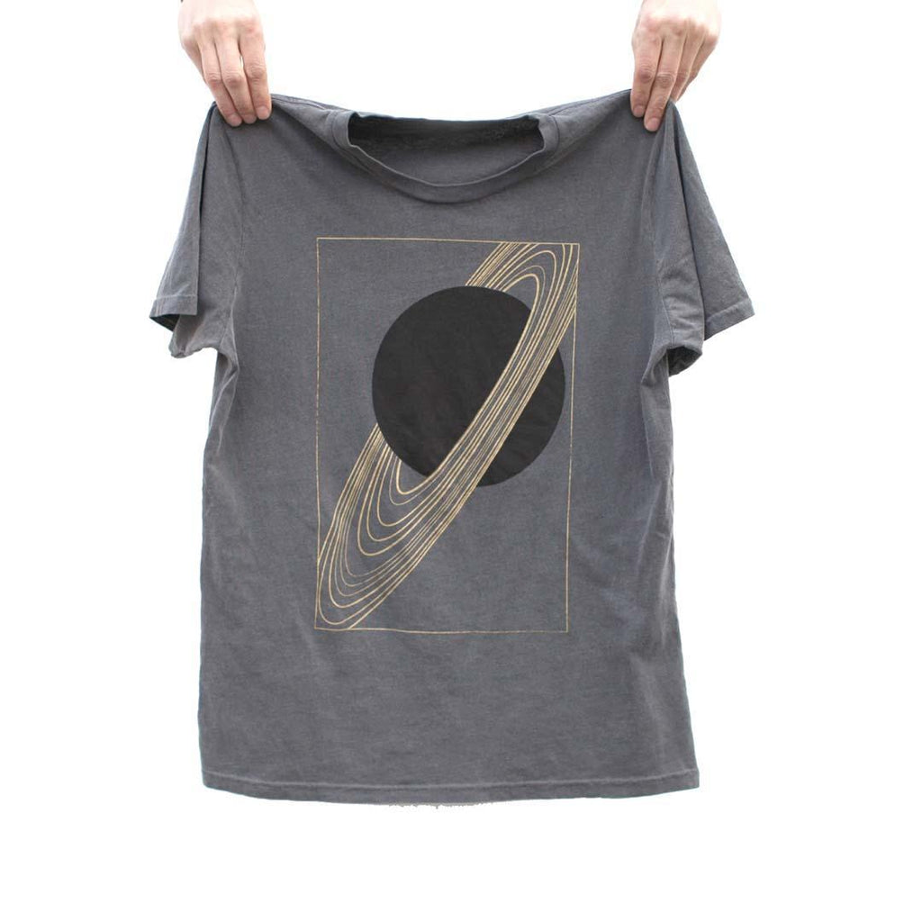 Crew Neck - Charcoal Gray Rings of Saturn (M, XL, 2X only) by Blackbird Supply Co.