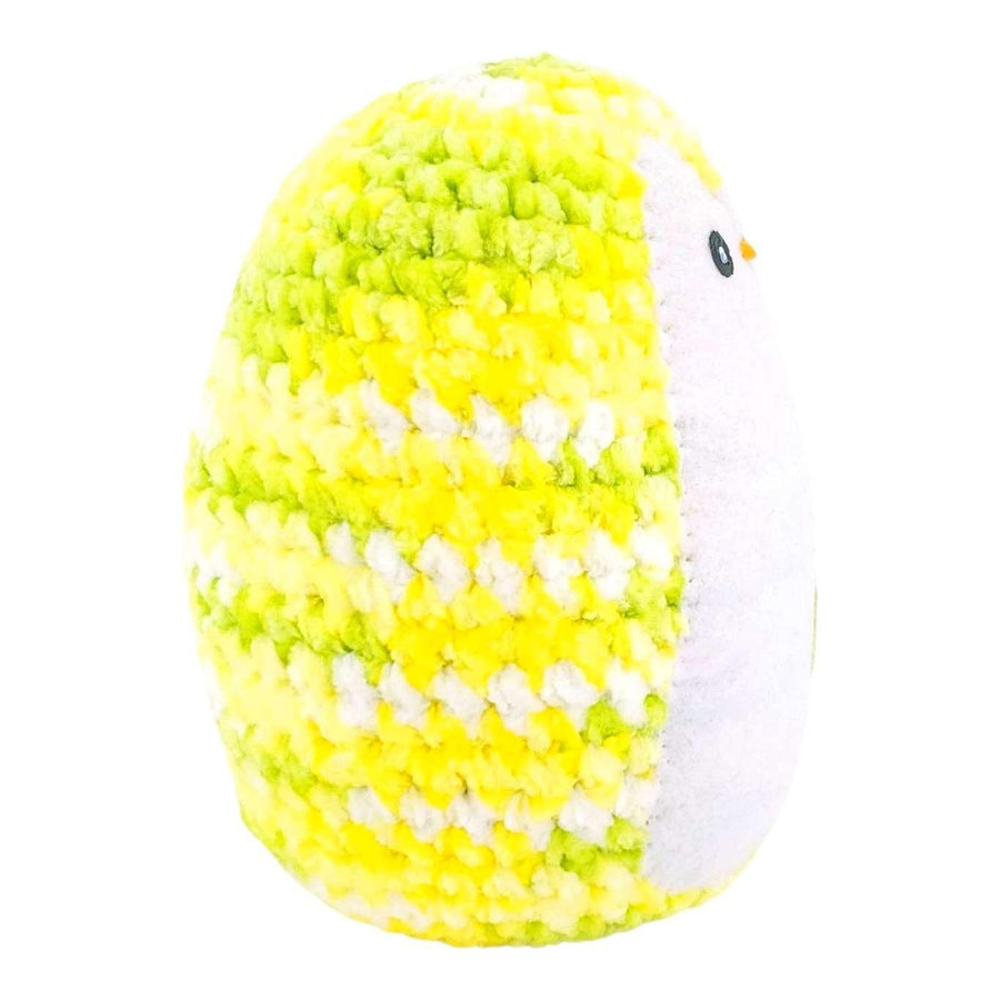 Plush Toy - Large Penguin (Lemon Lime with Green Heart) by Moyo Workshop, image 5 of 7