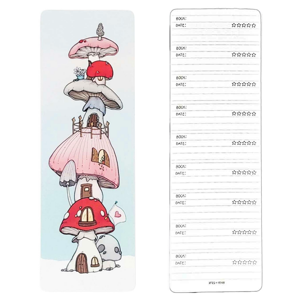 Bookmark - Mushroom Apartment Bookmark by World of Whimm