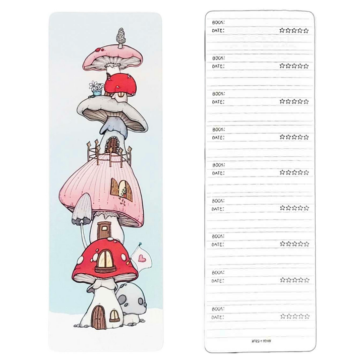 Bookmark - Mushroom Apartment Bookmark by World of Whimm