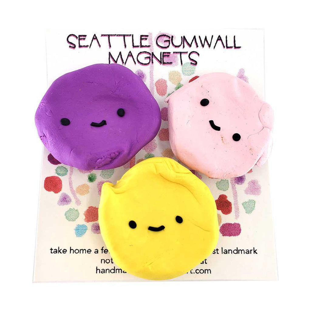 Magnet Set - Seattle Gum Wall (Assorted Colors) by Bishopart