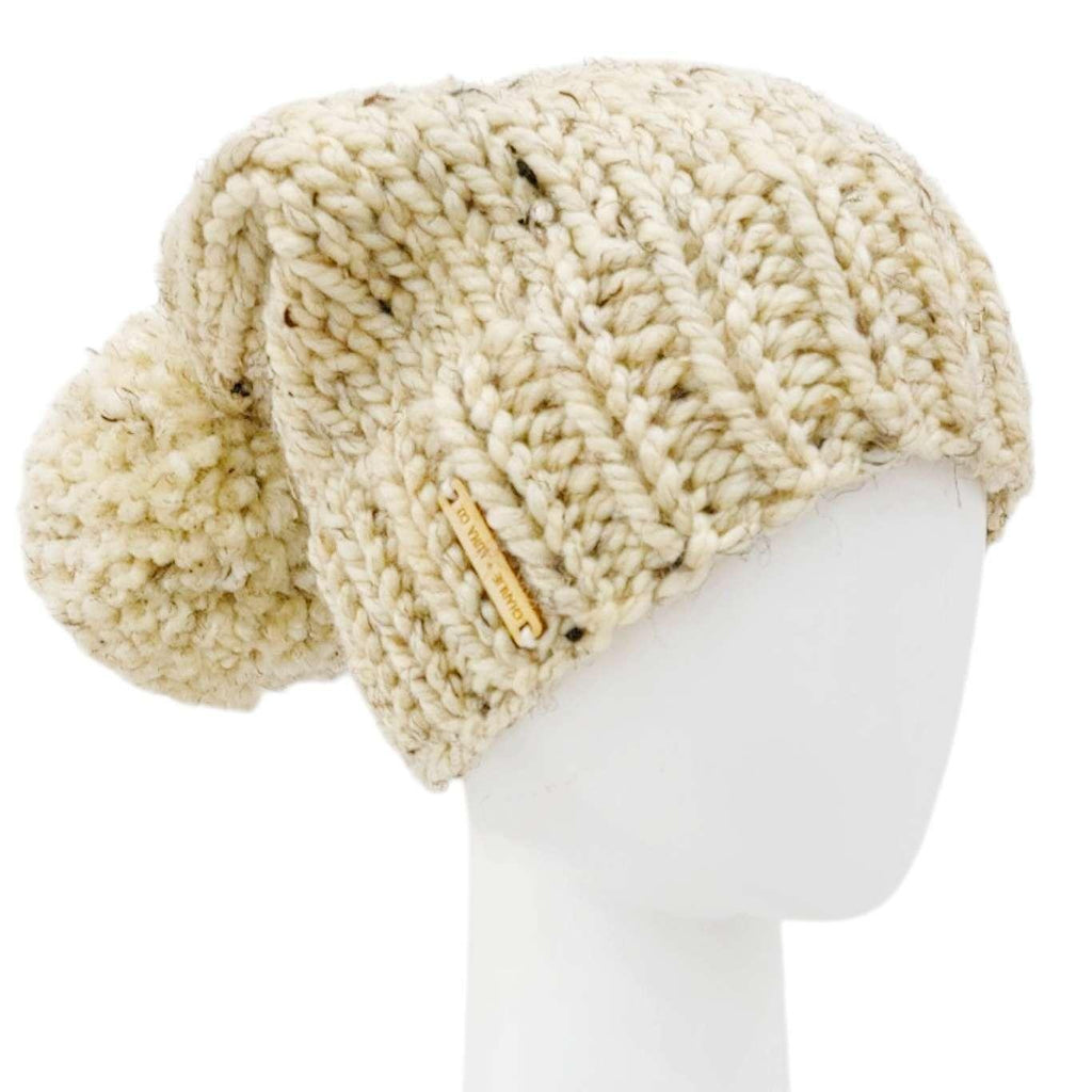 Adult Hat - The Basic Beanie (Oatmeal) by Charlie & Luna Co.