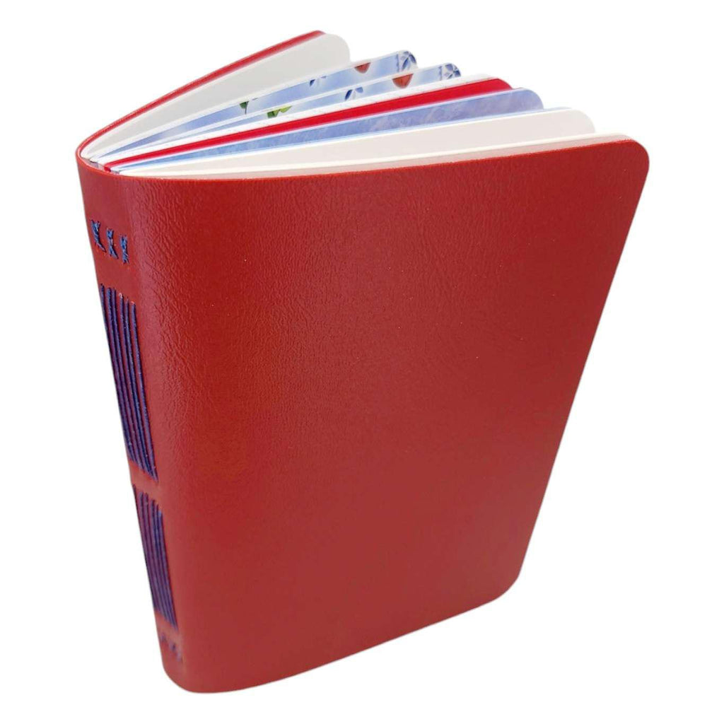 Journal - Red Mixed Paper Notebook (Large or Small) by Original Brooks