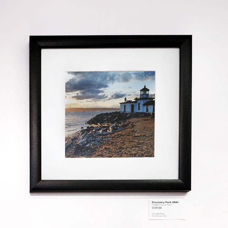 Framed Photo - Discovery Park Lighthouse (Seattle, WA) - Tiny People in Big Places by Michaela Rose
