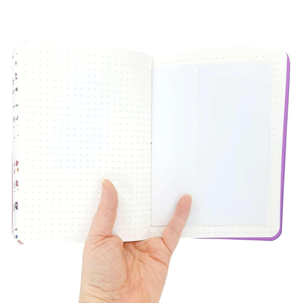 Journal - Purple Mixed Paper Notebook (Large or Small) by Original Brooks