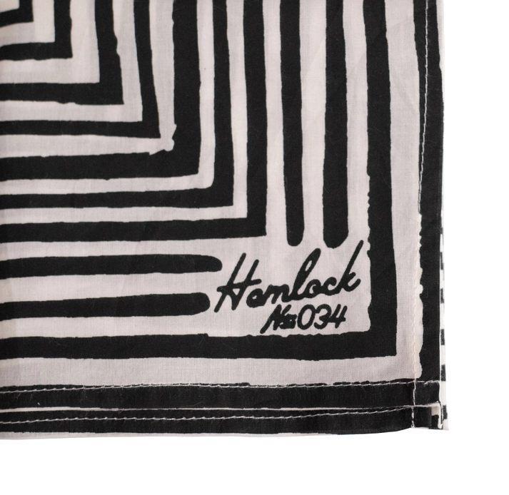 Bandana - Sammie B (Black White Stripe) by Handker Bandanas