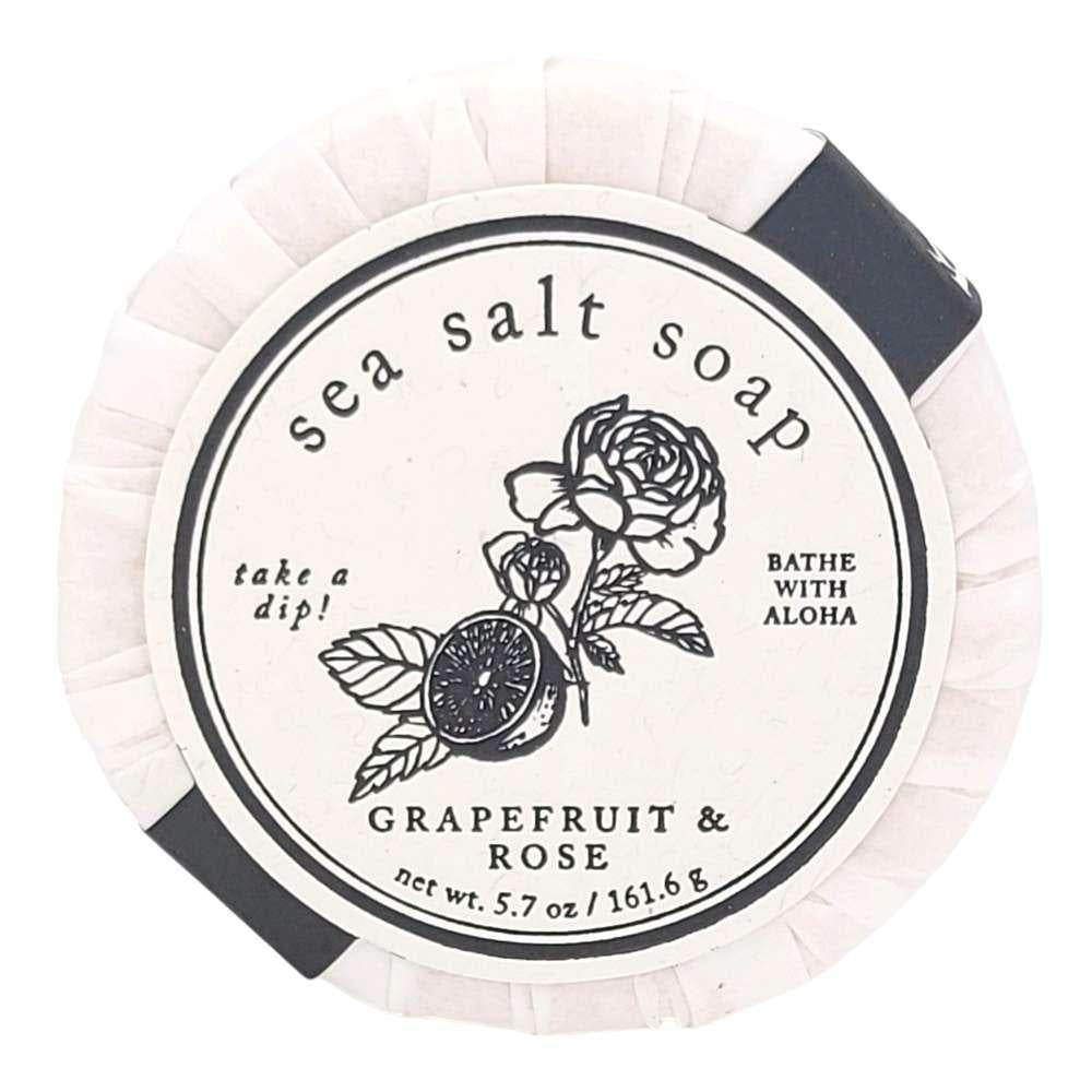 Soap 5.7oz - Grapefruit & Rose Sea Salt Soap by Kopa Kauai