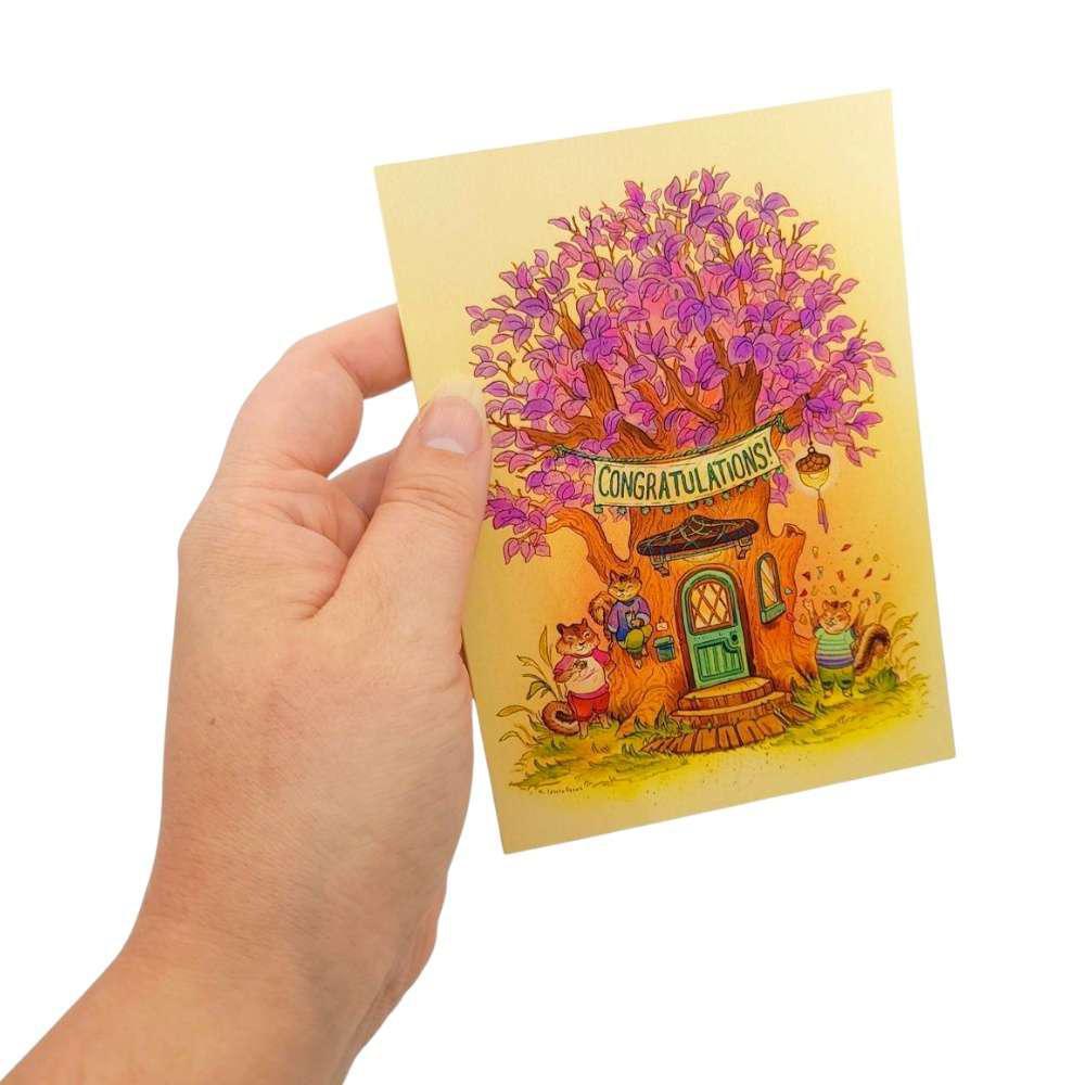Card - Congratulations Treehouse by Nimasprout