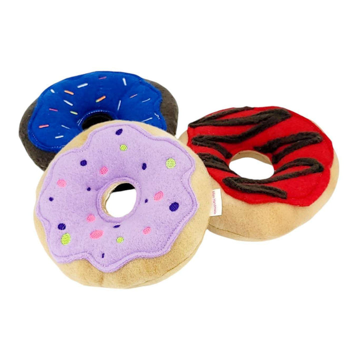 Dog Toy - Squeaky Donut by Miso Handmade
