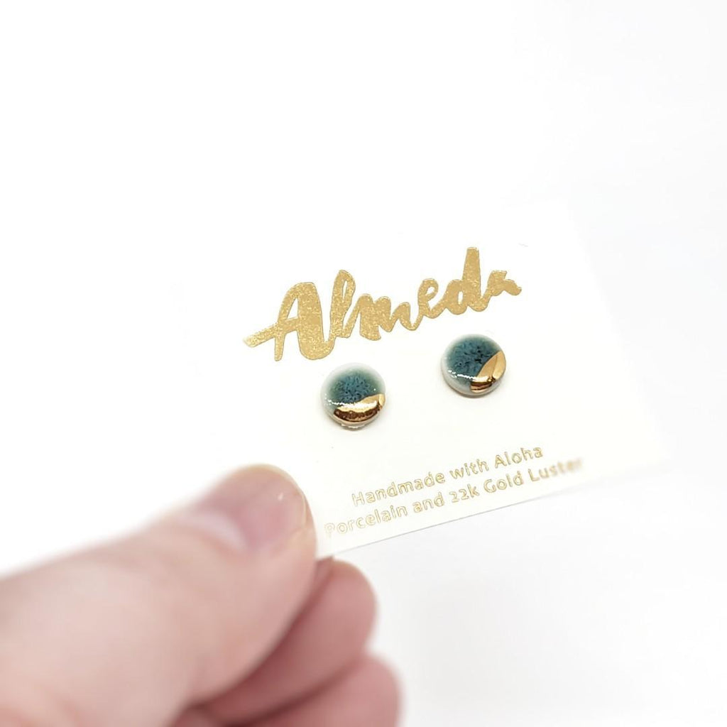 Earrings – Studs – Lanikai Circle by Almeda Jewelry