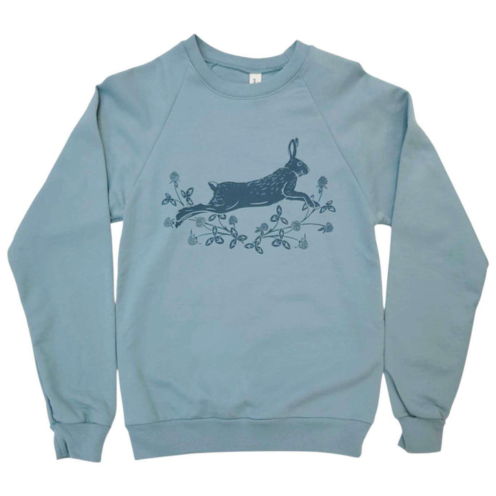 Sweatshirt - Rabbit Light Blue Unisex (XS - XL) by Uzura