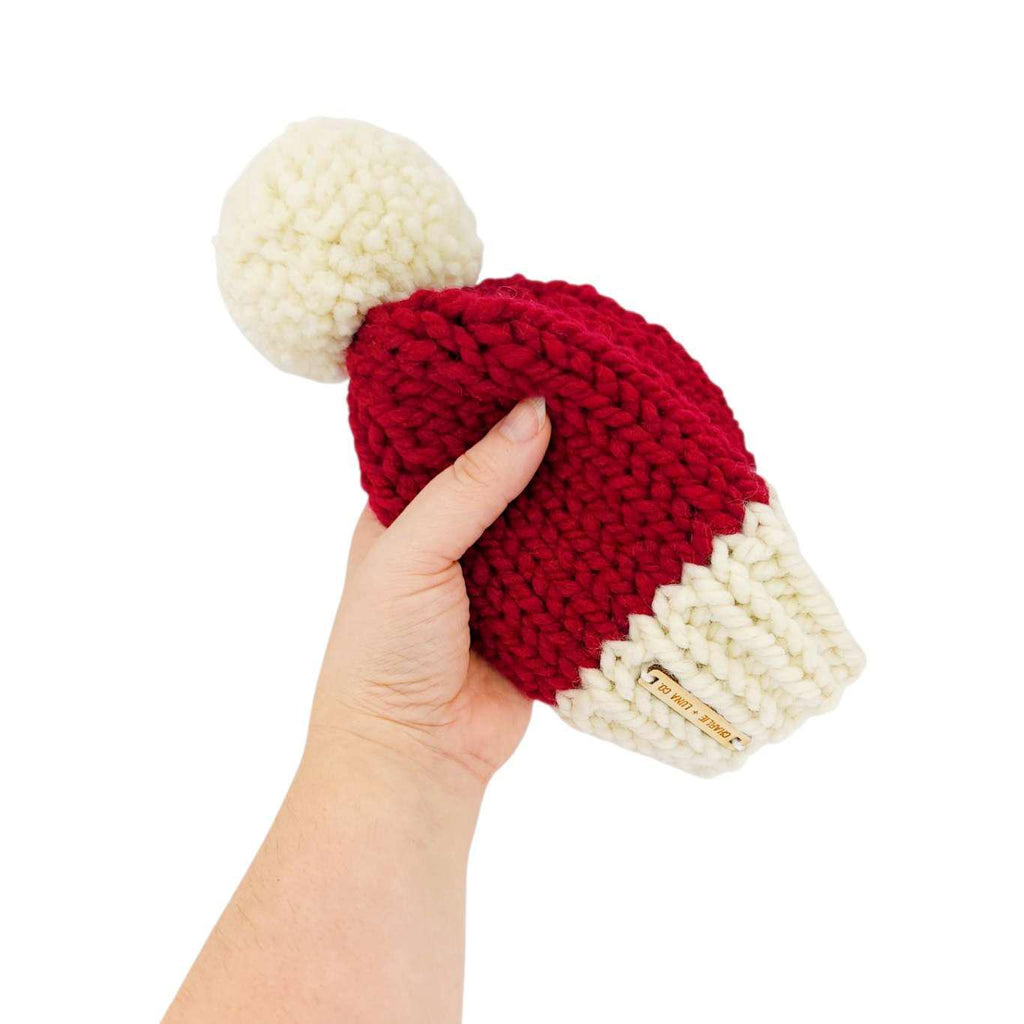 Kid's Hat - Santa Beanie (6-18mo & 3-7 yrs) by Charlie & Luna Co.