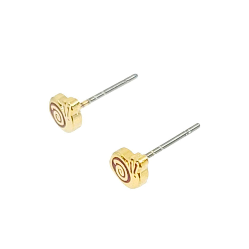 Earrings - Snail Studs by Hemleva