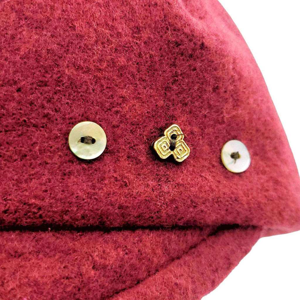 Adult Hat -  Camden Cap (Marsala) by G & L Positive Goods