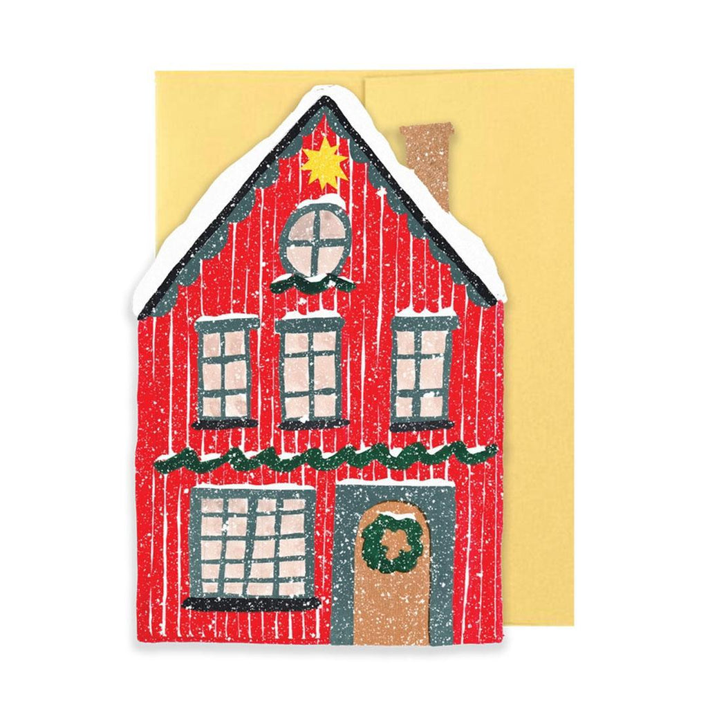 Holiday Cards - Set of 6 - Winter Cottage Collection by Isatopia