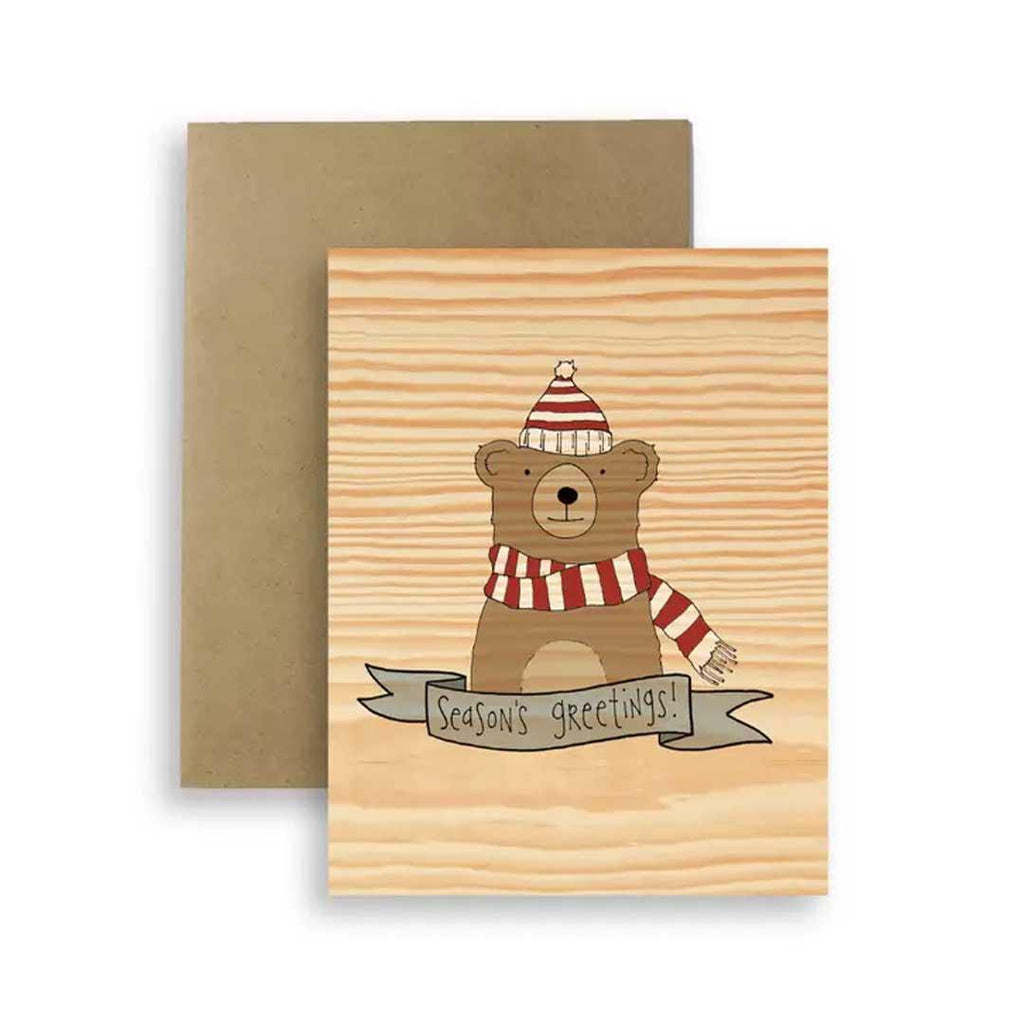 Card - Holiday - Winter Bear by Red Umbrella Designs