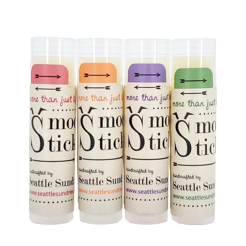 Gift Bundle - Set of 4 - Smooch Sticks Lip Balm by Seattle Sundries