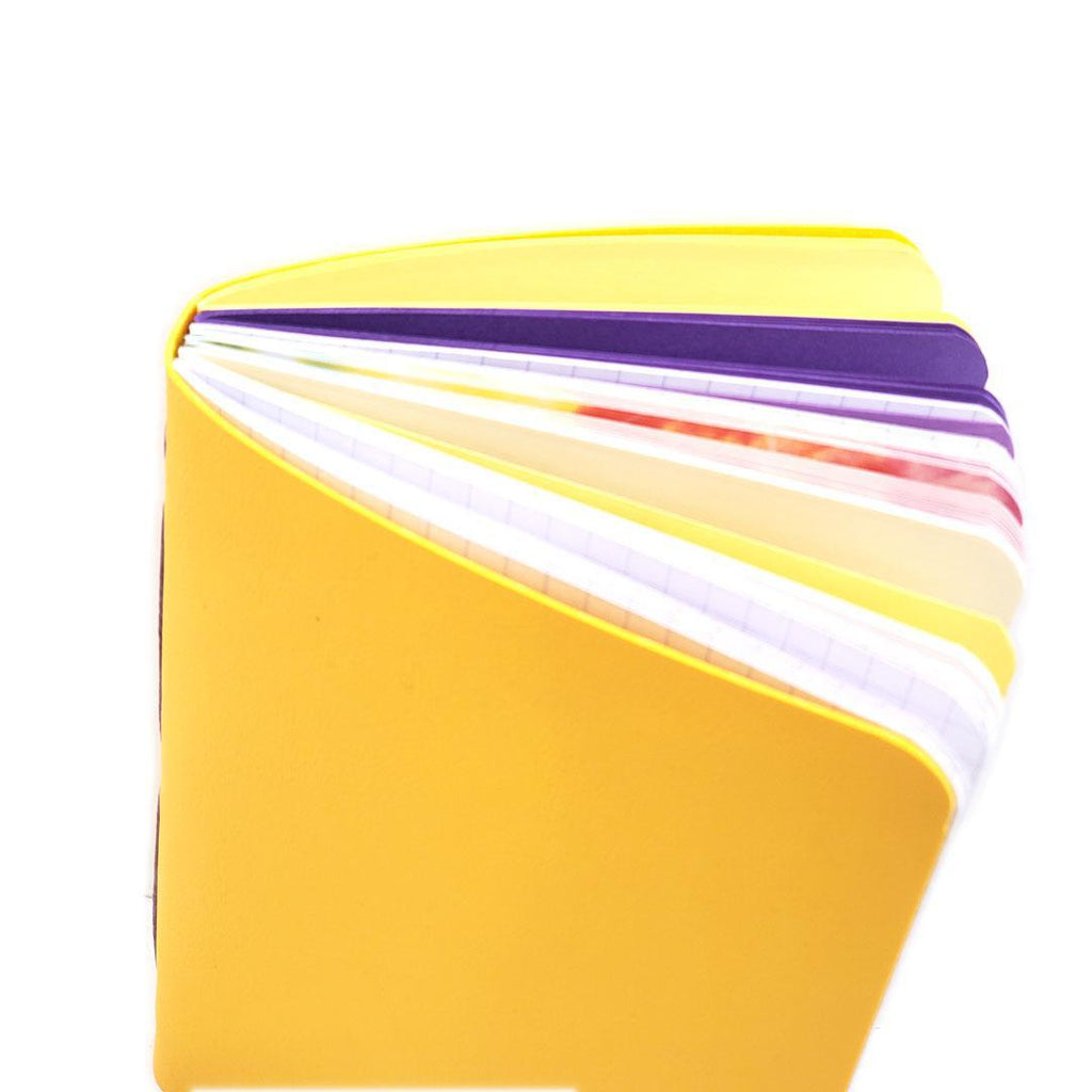 Journal - Yellow Mixed Paper Notebook (Large or Small) by Original Brooks