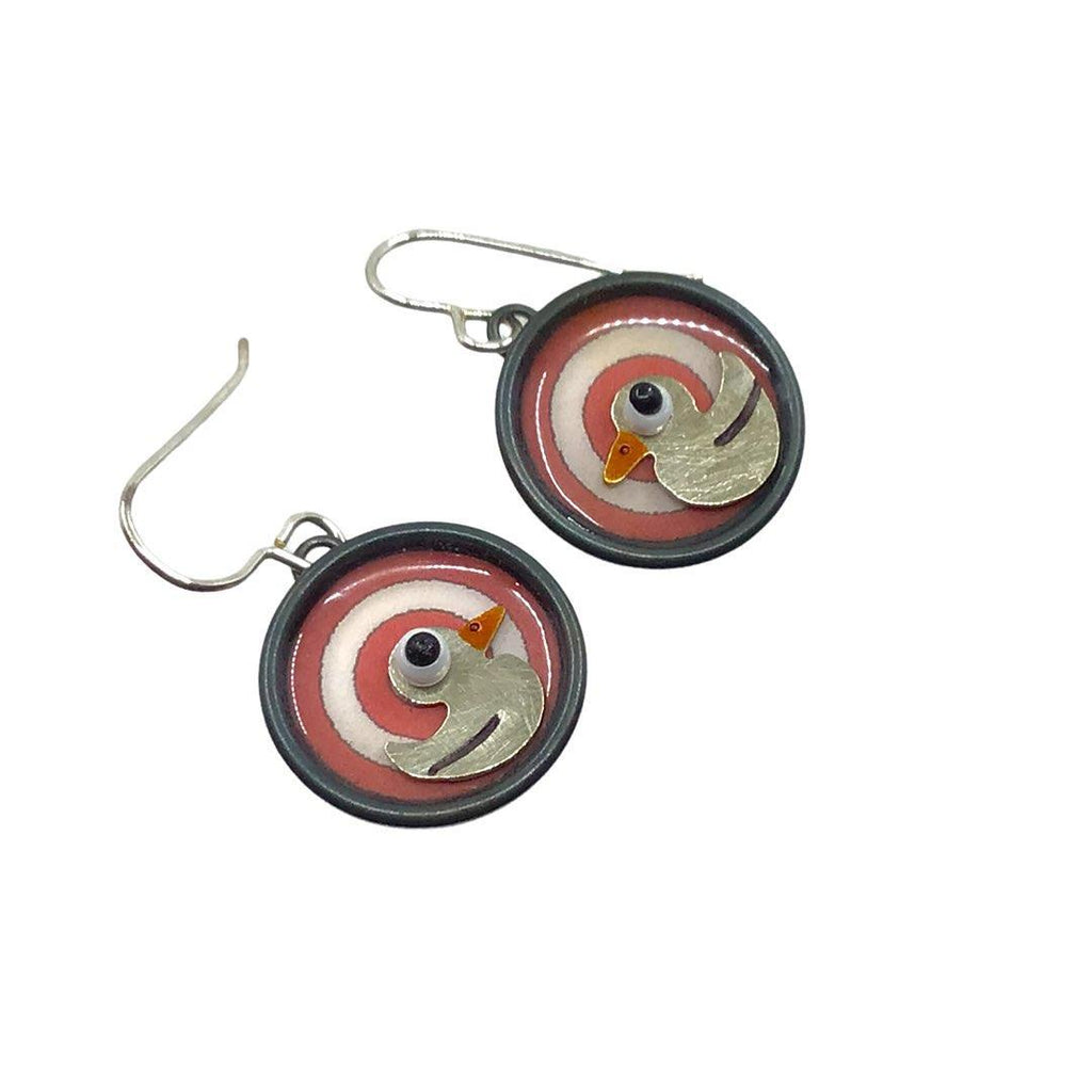 Earrings - Sitting Duck by Chickenscratch