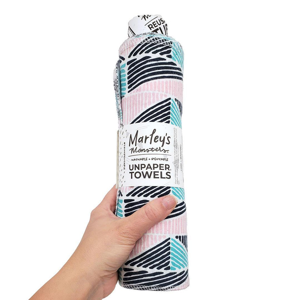 UNpaper® Towels - Cotton Flannel Reusable Cloths (Assorted Styles) by Marley’s Monsters