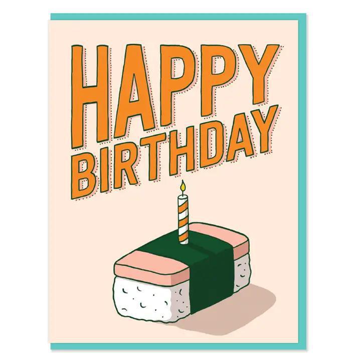 Card - Birthday - Spam Musubi by Semi Sweet Press