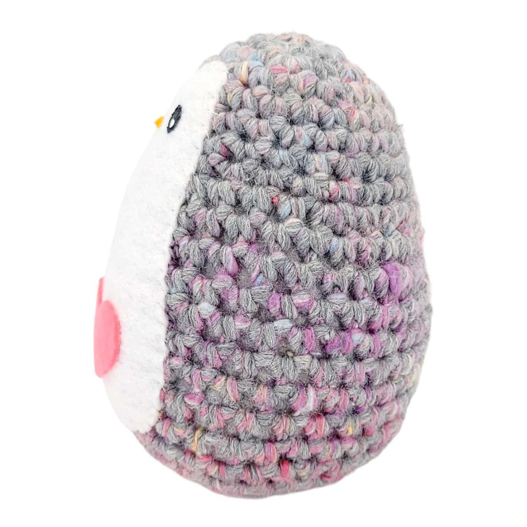 Plush Toy - Extra Large Penguin (Pink Gray with Bright Pink Heart) by Moyo Workshop