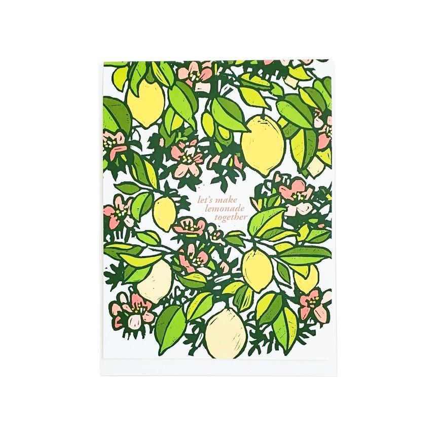 Card - Friendship - Let's Make Lemonade Together by Little Green