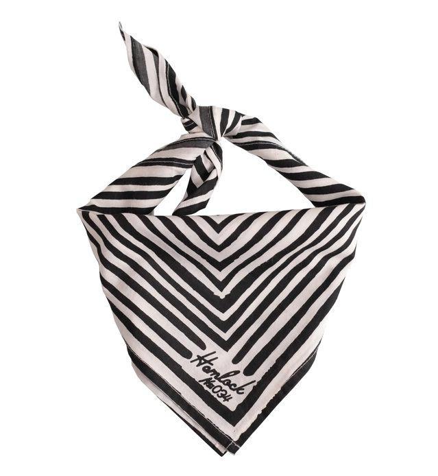 Bandana - Sammie B (Black White Stripe) by Handker Bandanas