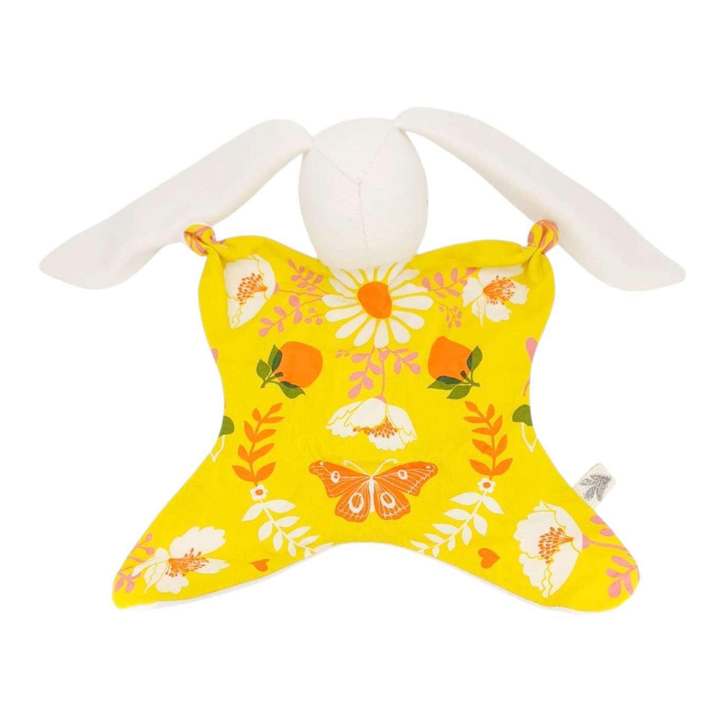Plush - Bunny Snuggle Lovey (Yellow Poppy) by The Bird & Elephant