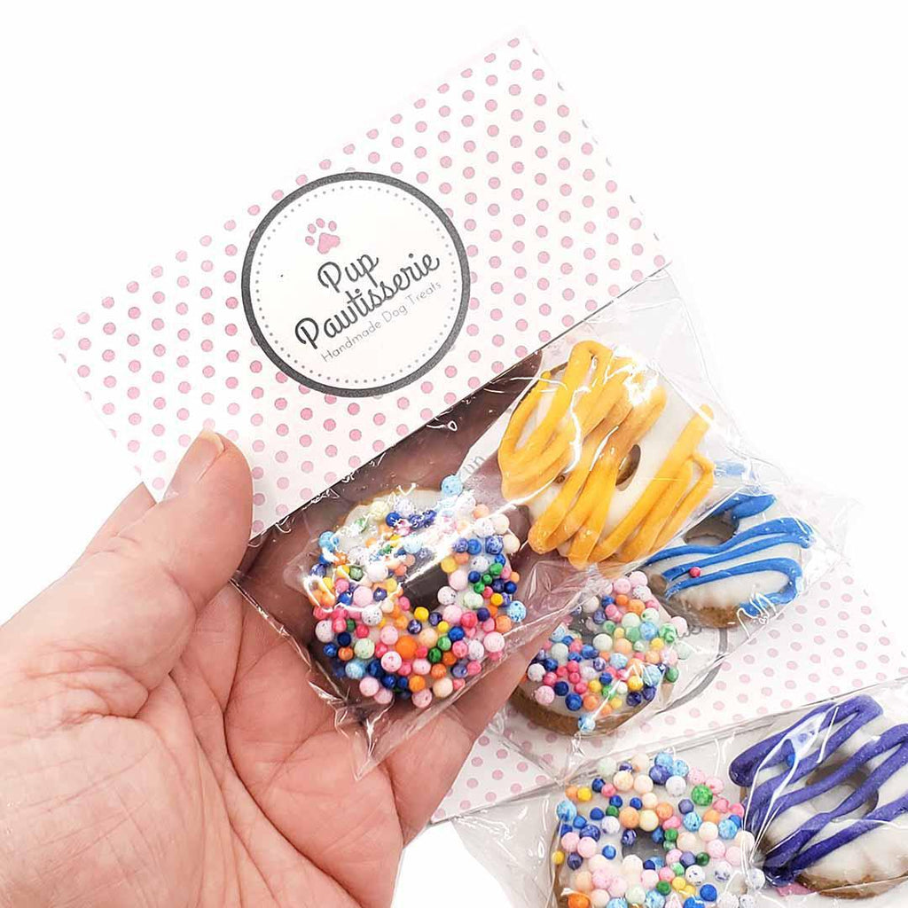 Dog Treats - Mini Donuts 2 Pack (Assorted) by Pup Pawtisserie