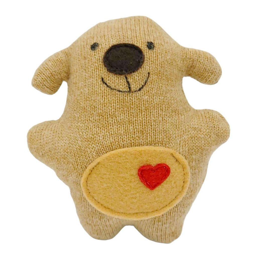 Ornament - Mini Plush (Puppy Dog) by The Happy Groundhog Studio