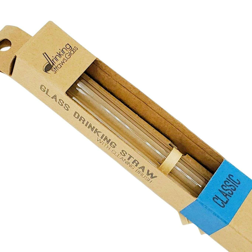 Glass Straw - Bent XL - 12 Inch for 40-44 oz Cups and Water Bottles by DrinkingStraws.Glass