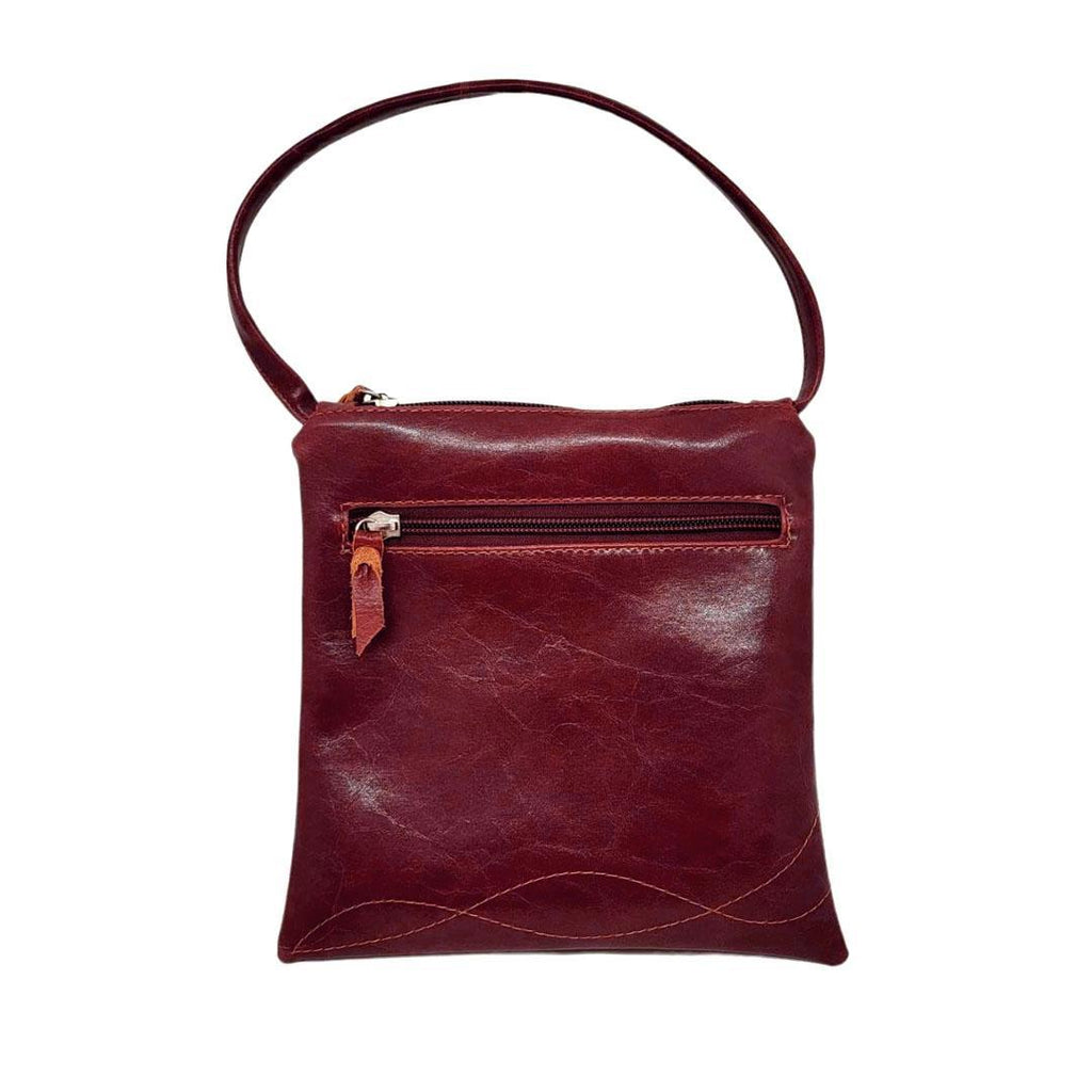 Bag - Cha Cha Tall Adjustable Small Cross Body (Wine) by Crystalyn Kae